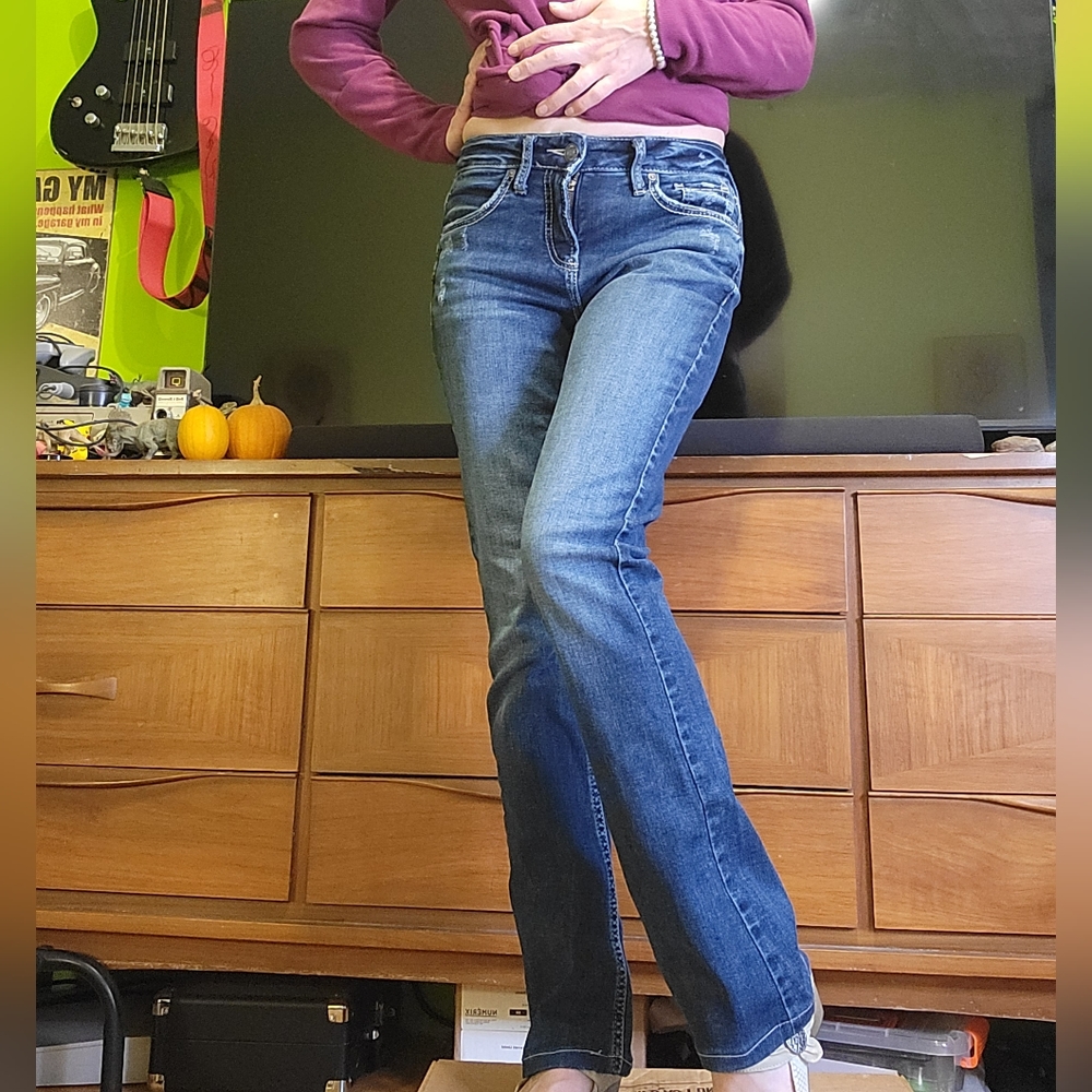 Dark blue Silver Jeans Avery Slim Bootcut sz 25/33